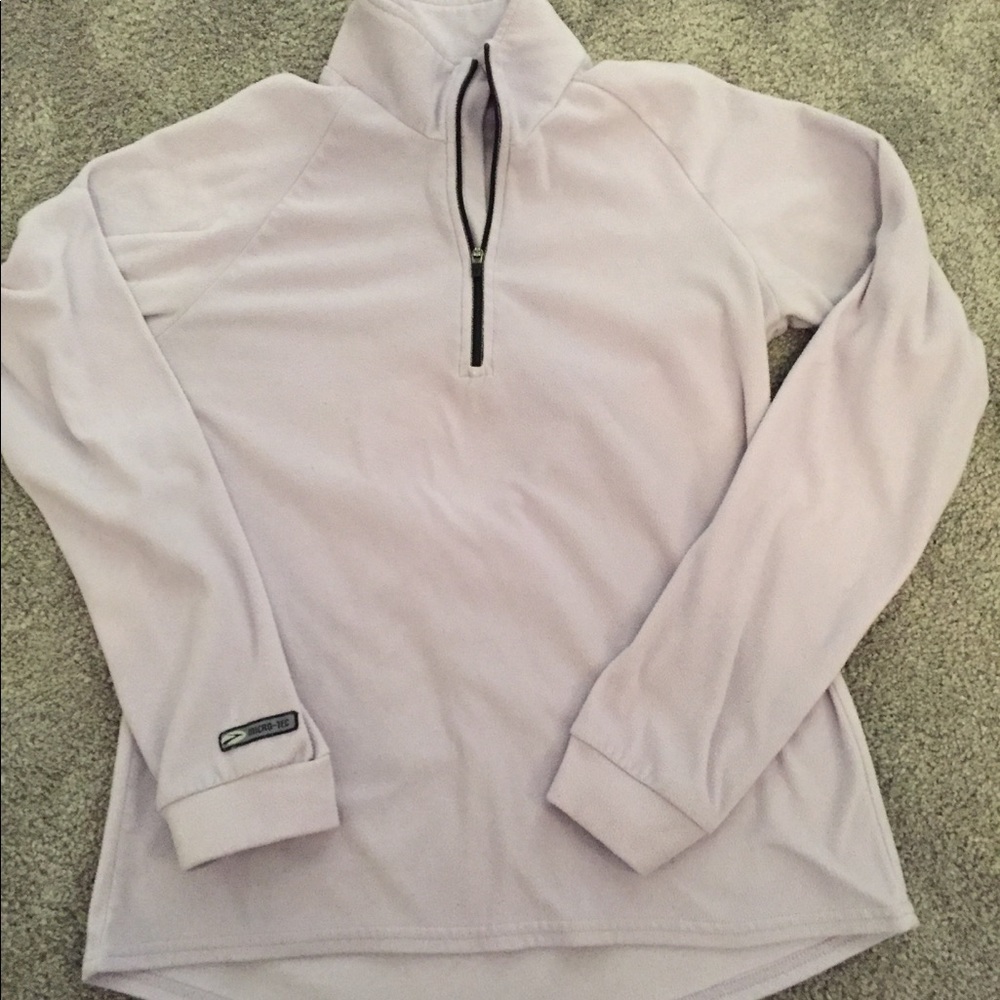 Brooks Running women’s half zip pullover.
